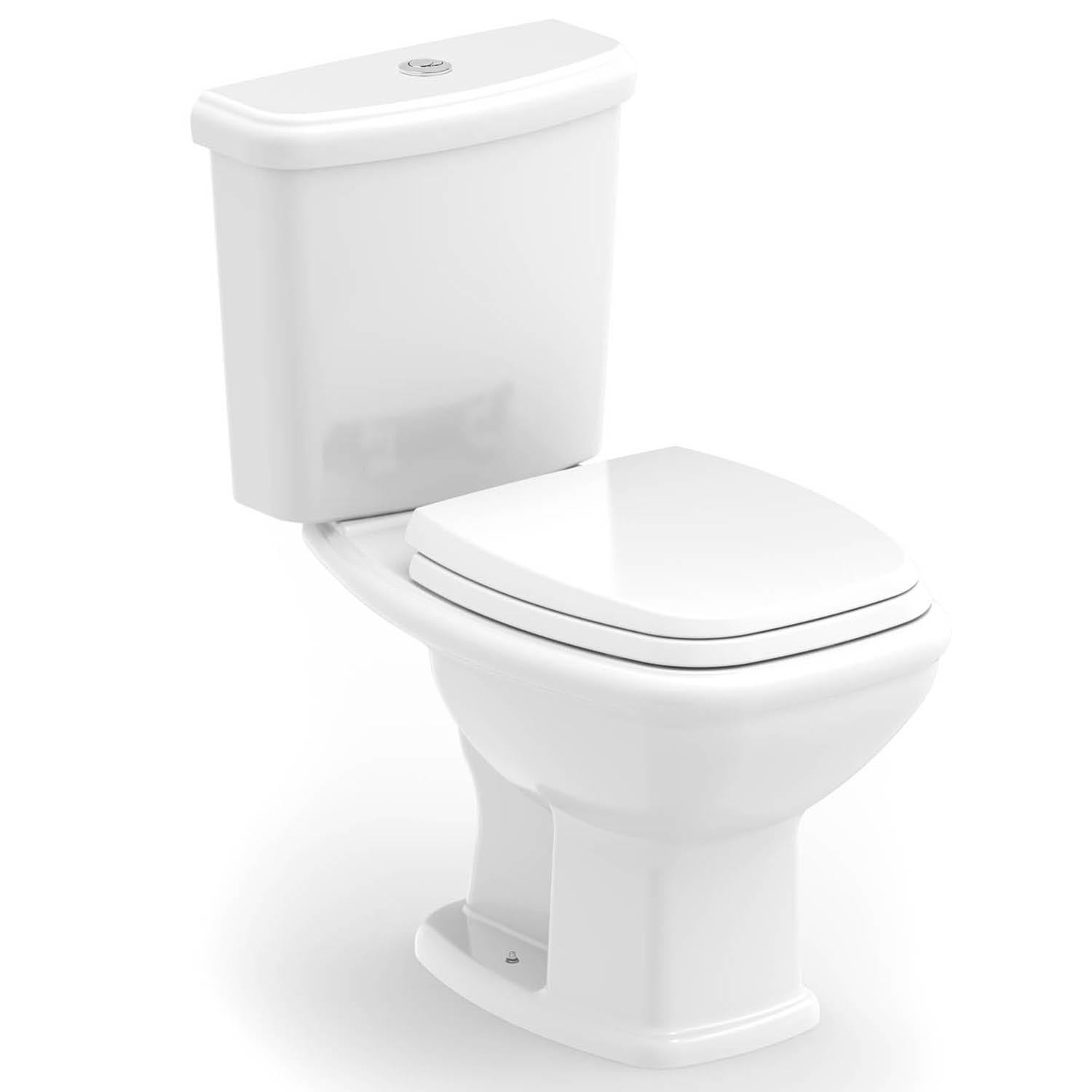 Bacia Fit Caixa Acoplada Ecoflush® 3/6L Celite