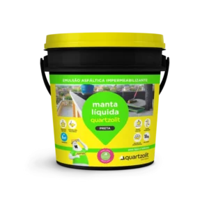 Impermeabilizante manta líquida preta quartzolit
