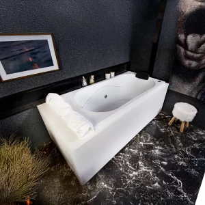 Aquaplás Banheira Buzios Cril 1,50x1,10 Branca