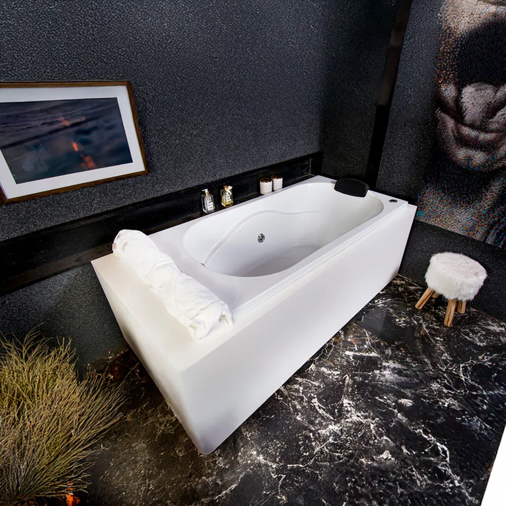 Aquaplás Banheira Buzios Cril 1,50x1,10 Branca