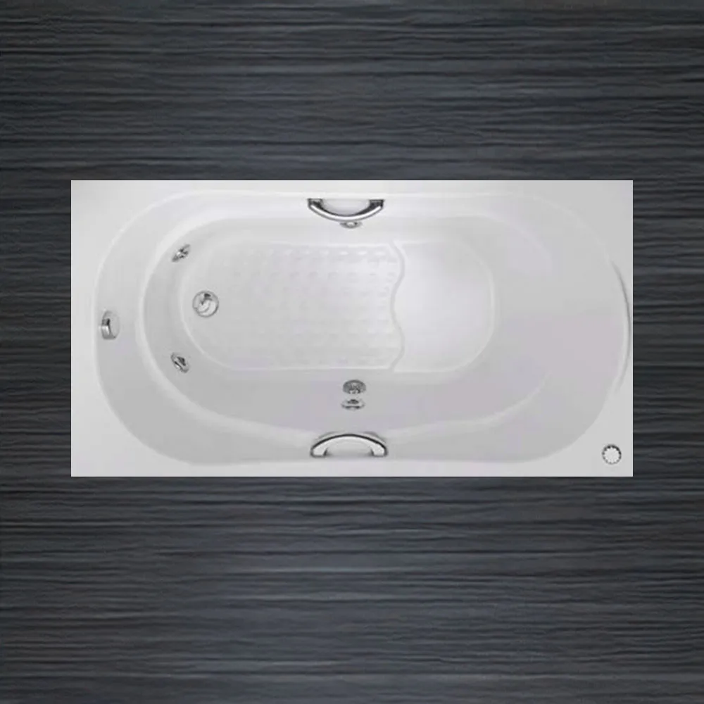 Aquaplás Banheira Buzios Cril 1,50x1,10 Branca - Imagem 2