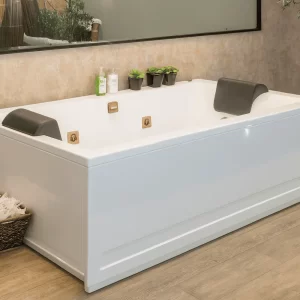 Aquaplás Banheira Dallas Crill 1,80x0,80 cm Branca