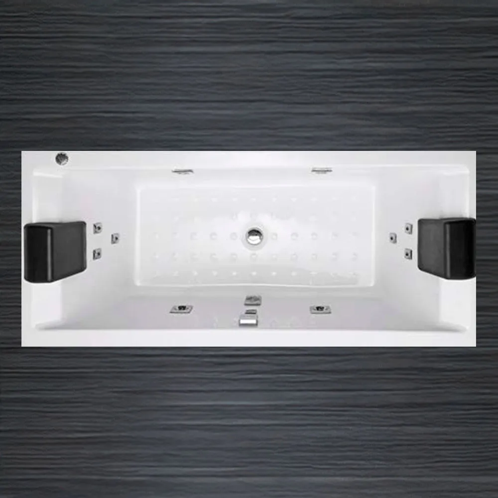 Aquaplás Banheira Dallas Crill 1,80x0,80 cm Branca - Imagem 2