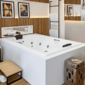 Aquaplás Banheira Ferrara Cril 1,80x1,10 Branca