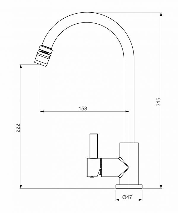 Perflex misturador mono 2256 C44 - Imagem 2