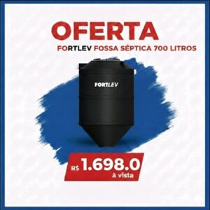 A Fossa Séptica 700 L de esgoto por dia Fortlev