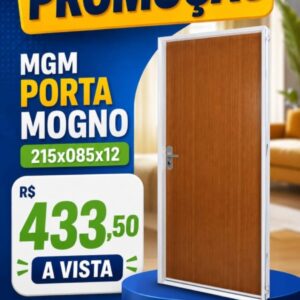 MGM Porta 215X85X12 Mogno Batente Bca
