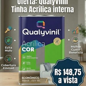 Qualyvinil Tinta Acrílica Interna 18 L