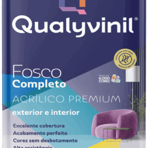 Qualyvinil Acrilica Fosco Completo 18L