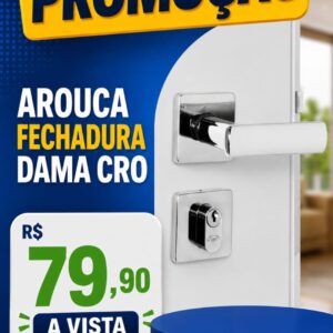 Arouca Fechadura Externa  Dama Cro - 1080901/40 Z ZC