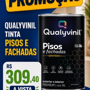 Qualyvinil Tinta Acrilica Pisos/Fachadas 18L