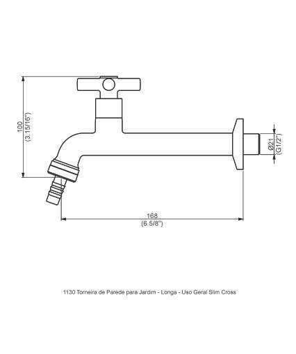 Perflex torneira 1130 C37 - Imagem 2
