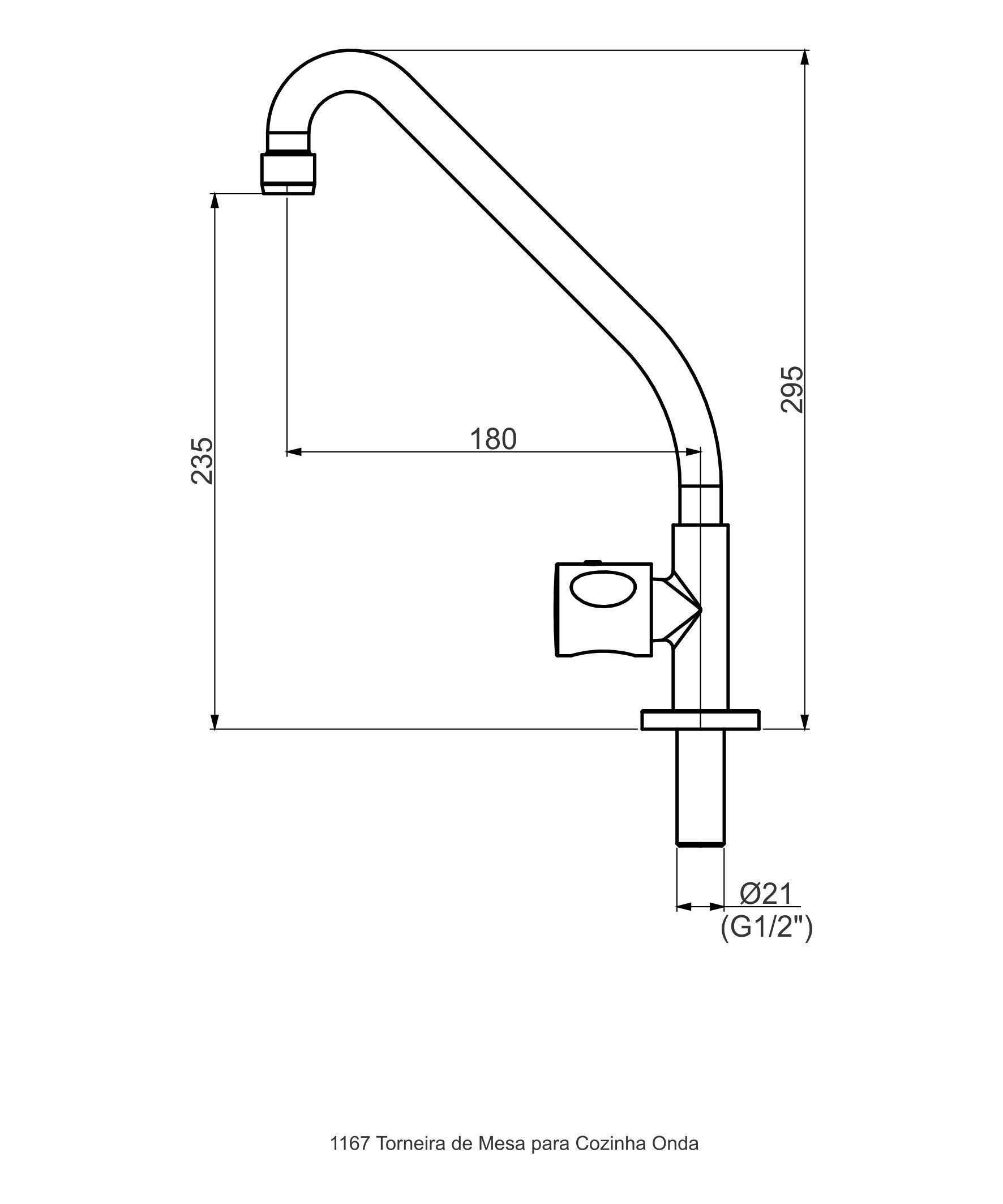 Perflex torneira 1167 C35 - Imagem 3